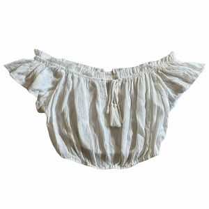 cotton candy LA cute off the shoulder top